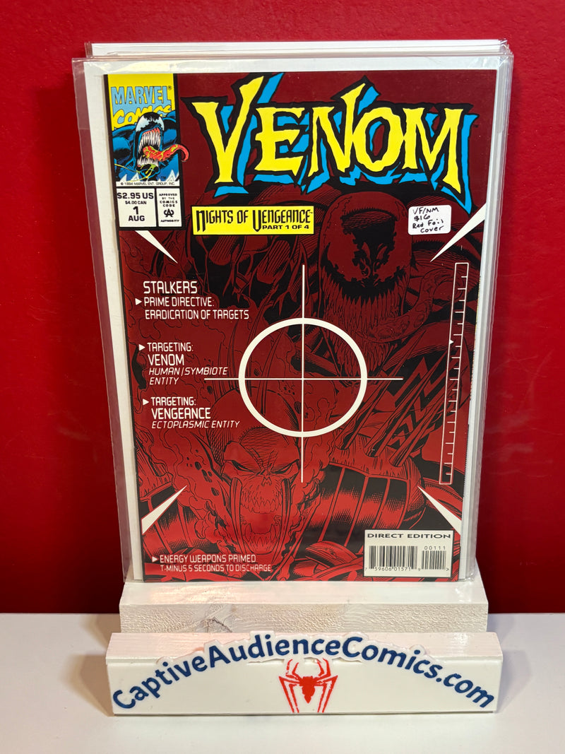 Venom: Nights of Vengeance #1 - Red Foil Cover - VF/NM