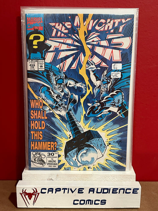 Thor, Vol. 1 #459 - 1st Cameo Thunder Strike - VF-