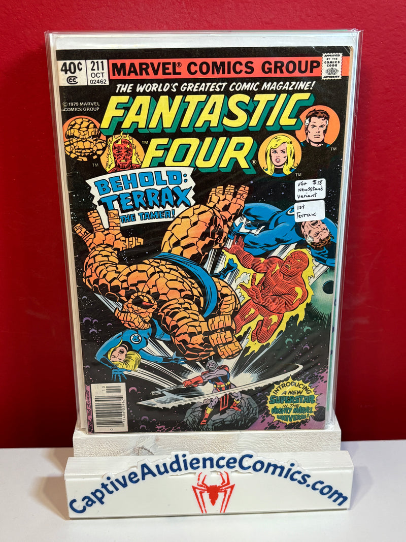 Fantastic Four, Vol. 1 #211 - 1st Terrax Newsstand Edition - VG+
