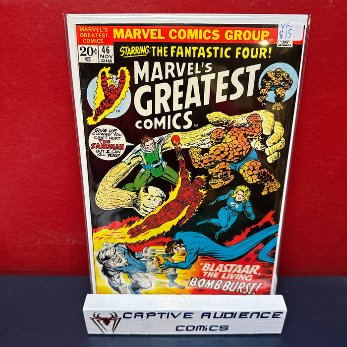 Marvel's Greatest Comics #46 - VF-