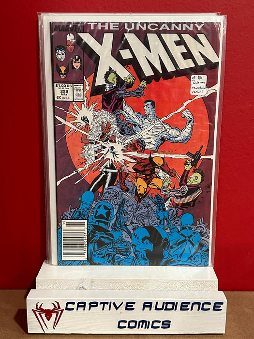 Uncanny X-Men, Vol. 1 #229 - Newsstand Variant - 1st Gateway - VF