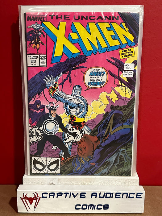 Uncanny X-Men, Vol. 1 #248 - First Jim Lee Issue - VF+