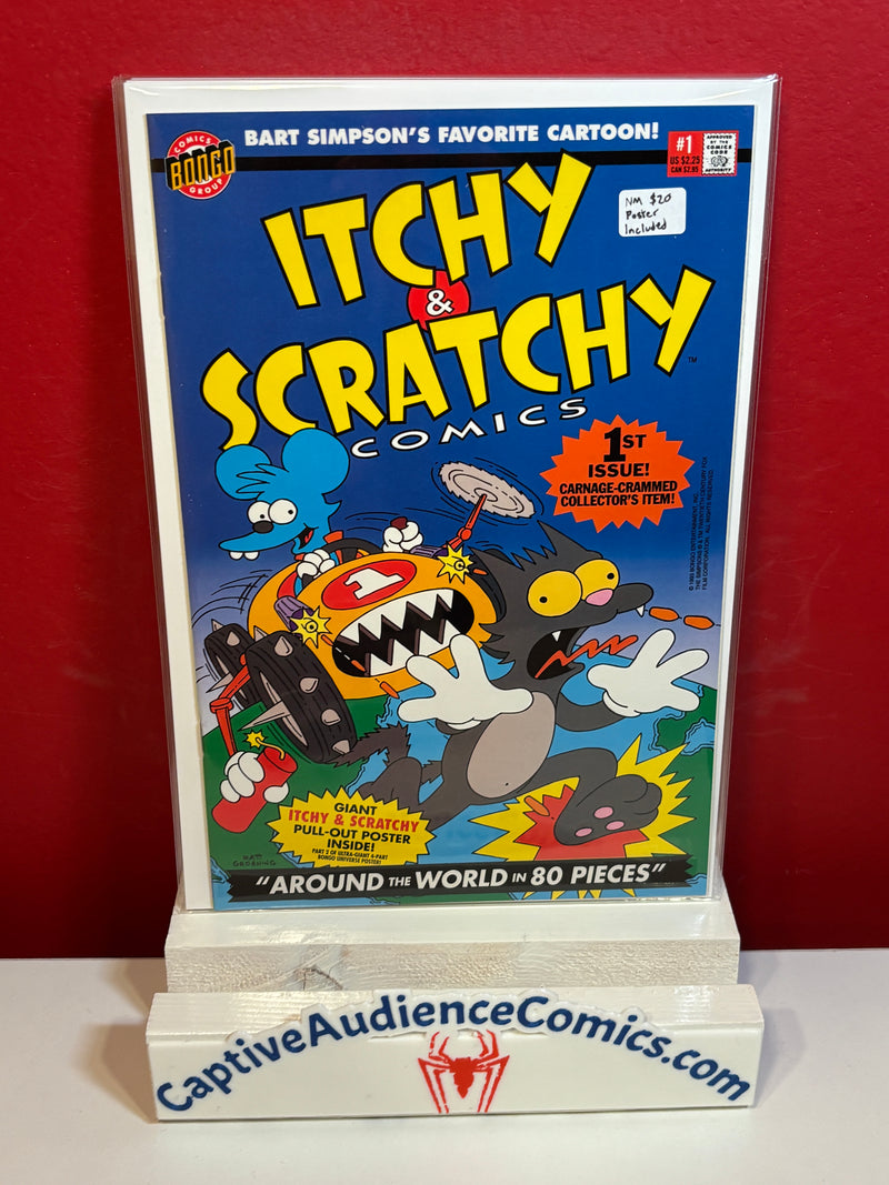 Itchy & Sratchy Comics #1 - Poster Included - NM