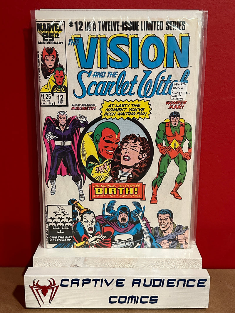 Vision and the Scarlet Witch, Vol. 2 #12 - Birth of Scarlet Witch is Children - VF+