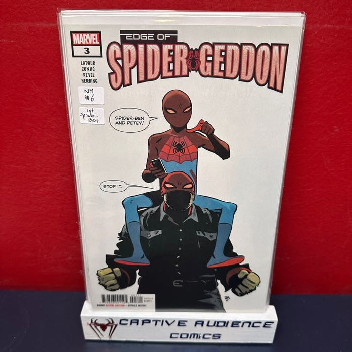 Edge of Spider-Geddon #3 - 1st Spider-Ben - NM