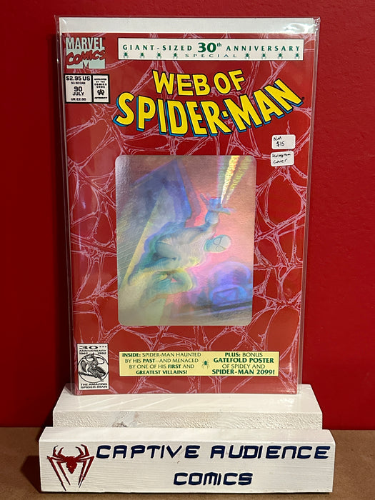 Web of Spider-Man, Vol. 1 #90 - Polybagged Hologram Cover - NM