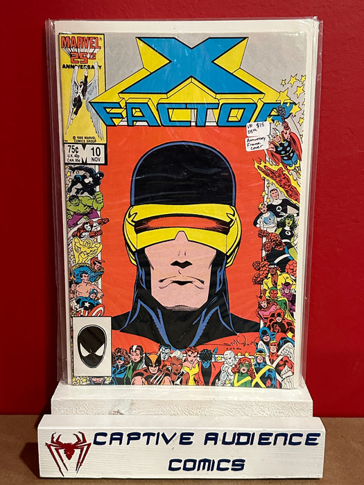 X-Factor, Vol. 1 #10 - 25th Anniversary Frame Cover - VF