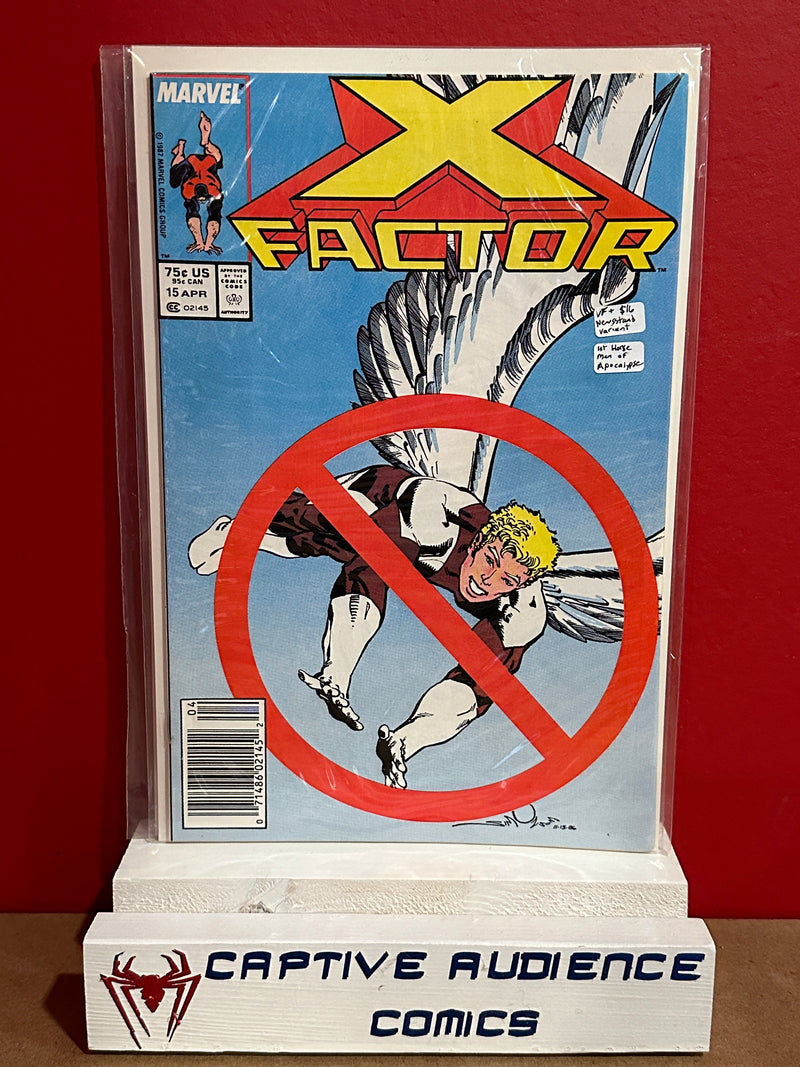 X-Factor, Vol. 1 #15 - Newsstand Variant - 1st Horse Men of Apocalypse - VF+