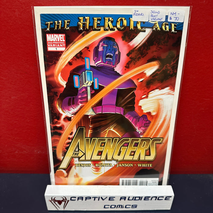 Avengers, The Vol. 4 #1 - 1st Azari Second Print Variant - NM-
