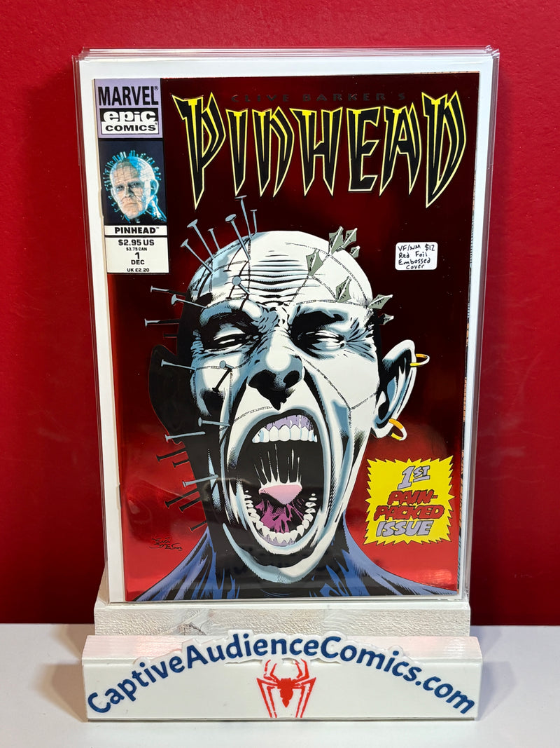 Pinhead #1 - Embossed Red Foil Cover - VF/NM