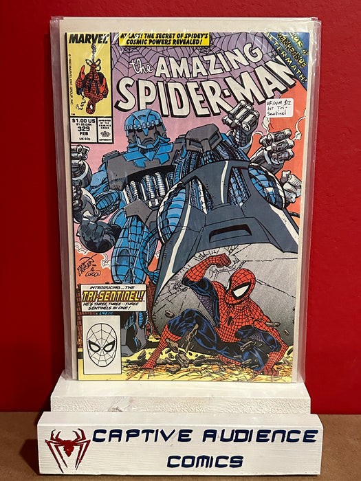 Amazing Spider-Man, The Vol. 1 #329 - 1st Tri-Sentinel - VF/NM