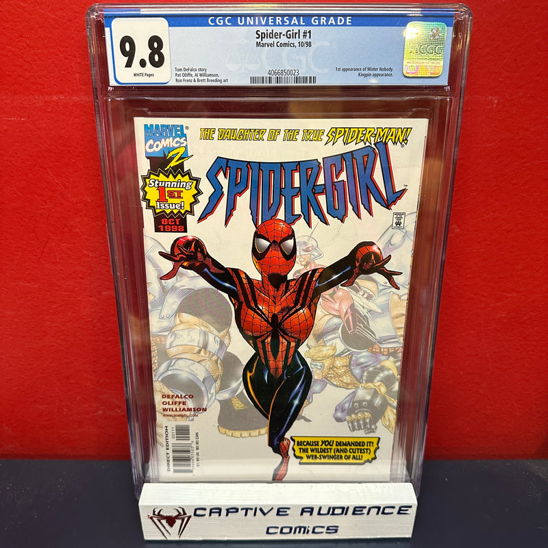Spider-Girl, Vol. 1 #1 - 1st Mister Nobody - CGC 9.8