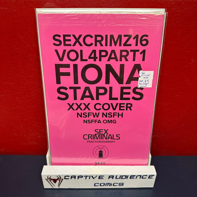 Sex Criminals #16 - Poly Bagged Variant - NM