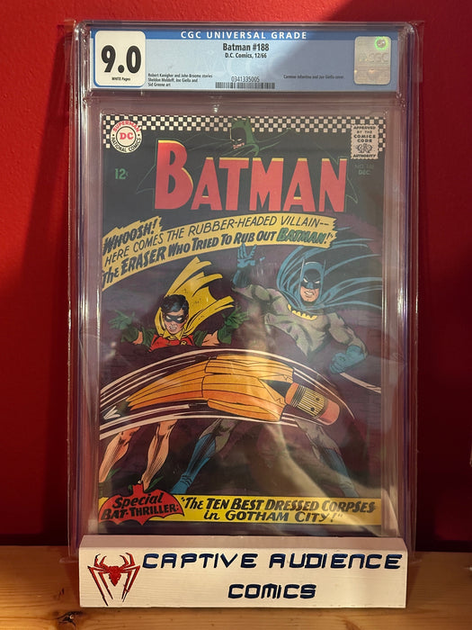 Batman, Vol. 1 #188 - CGC 9.0