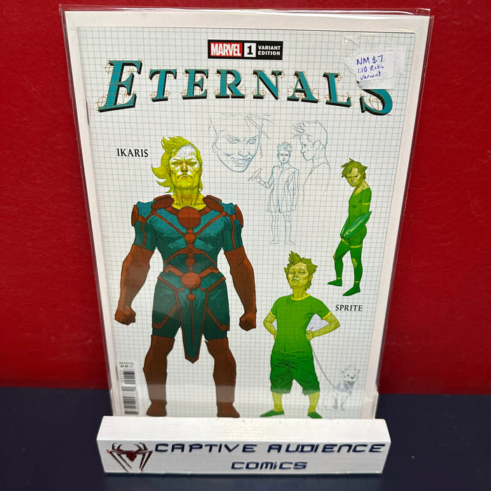 Eternals, Vol. 5 #1 - Design Ratio Variant - NM