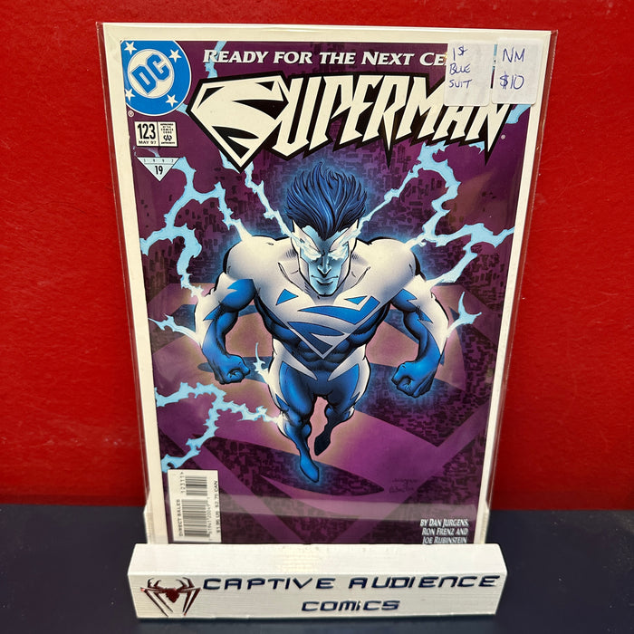 Superman, Vol. 2 #123 - 1st Blue Suit - NM