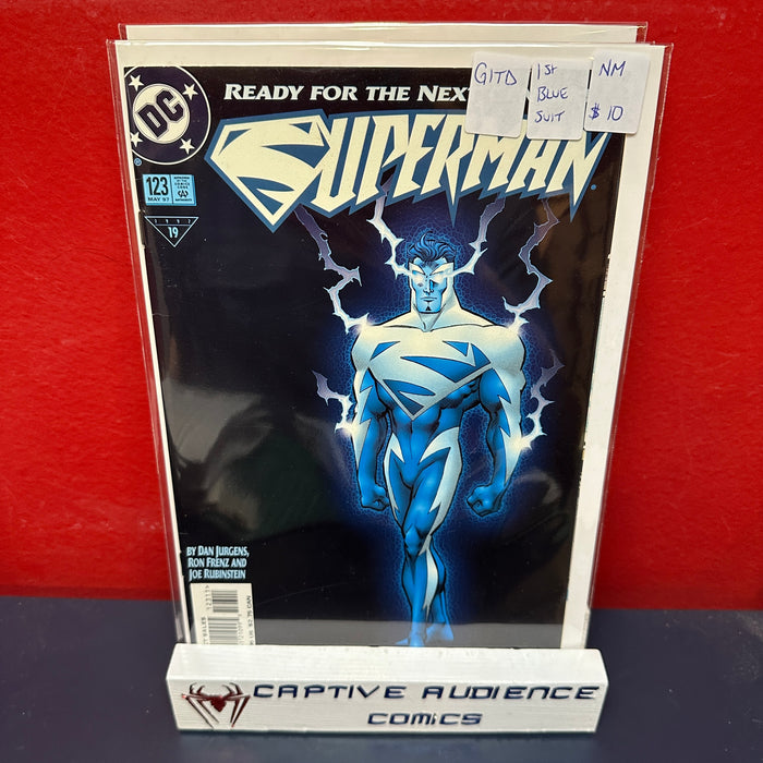 Superman, Vol. 2 #123 - Glow In The Dark - 1st Blue Suit - NM