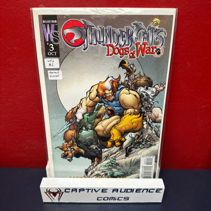 Thundercats: Dogs of War #3 - Variant Cover - VF+