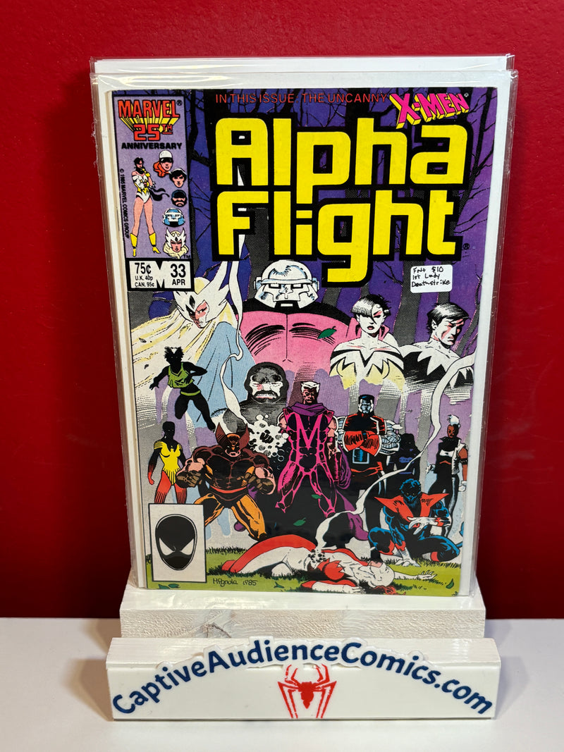 Alpha Flight, Vol. 1 #33 - 1st Lady Deathstroke - FN+