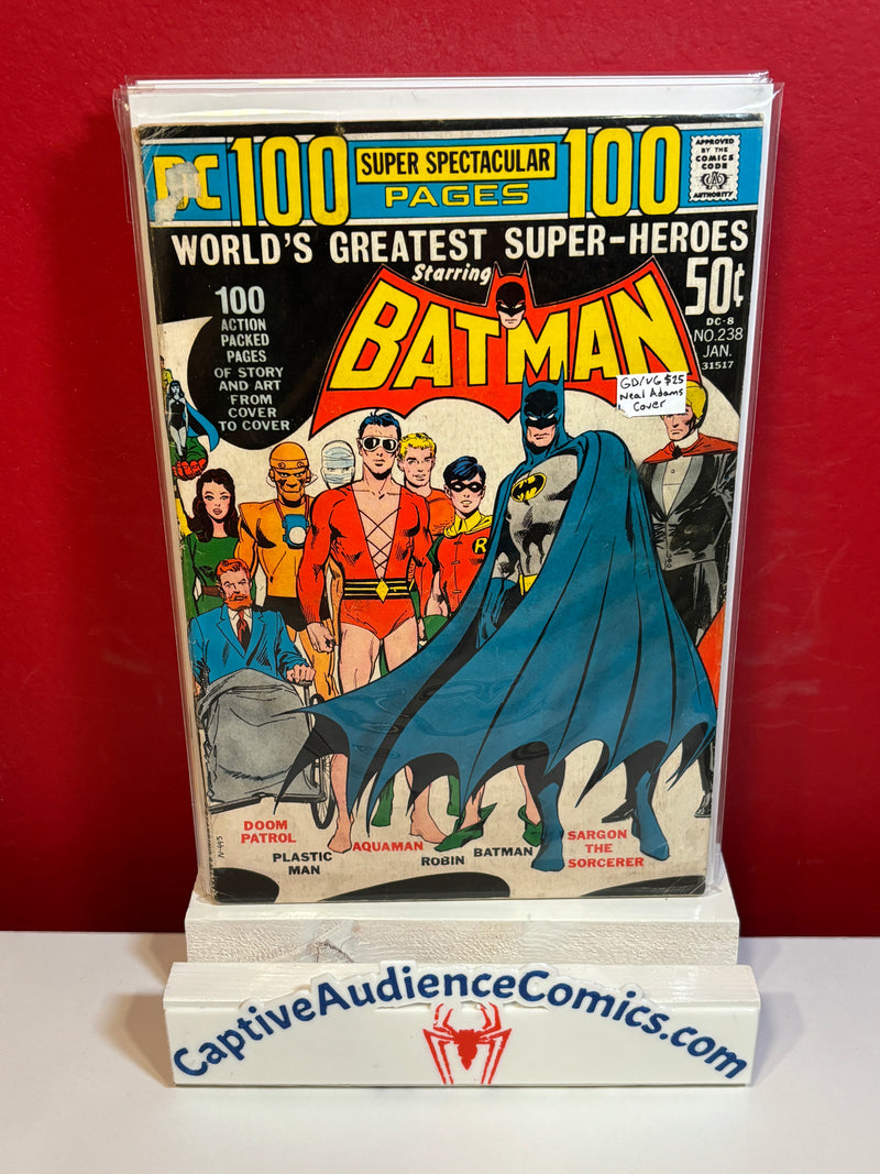 Batman, Vol. 1 #238 - Neal Adams Cover - GD/VG