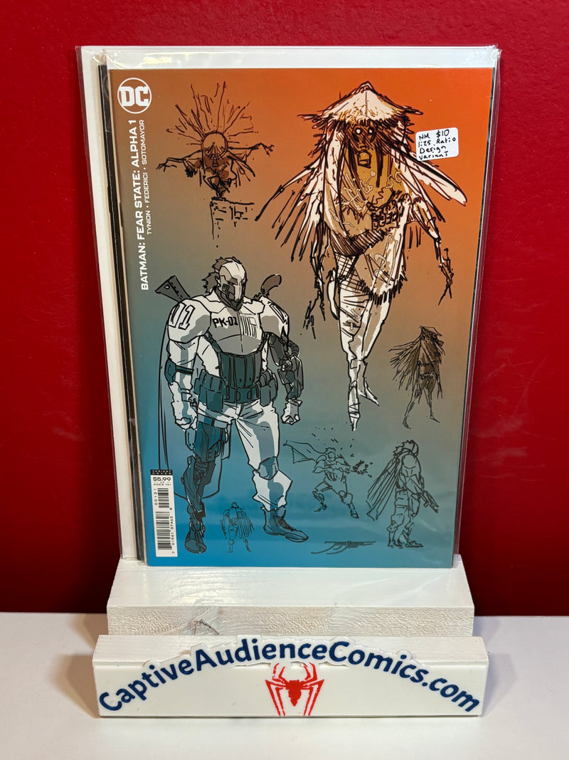 Batman: Fear State - Alpha #1 - 1:25 Ratio Design Variant - NM