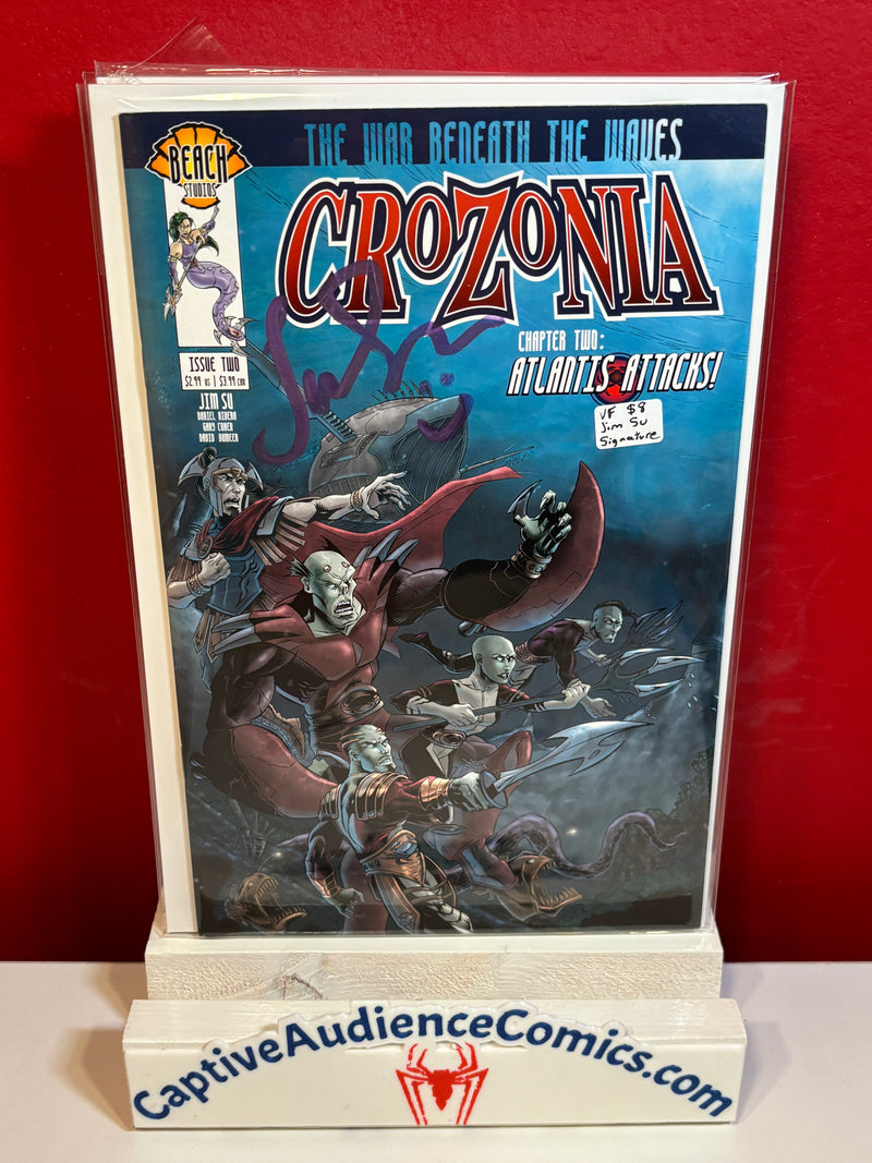 Crozonia: The War Beneath The Waves #2 - Jim Su Signature - VF