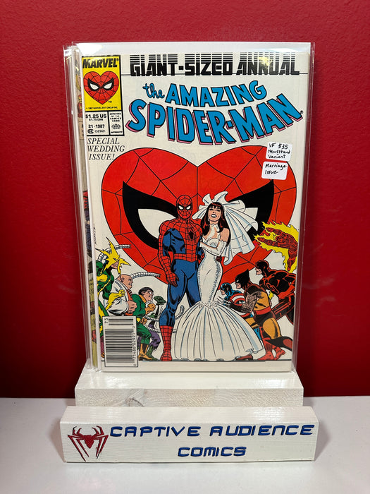 Amazing Spider-Man, The Vol. 1 Annual #21 - Newsstand Variant - Marriage Issue - VF