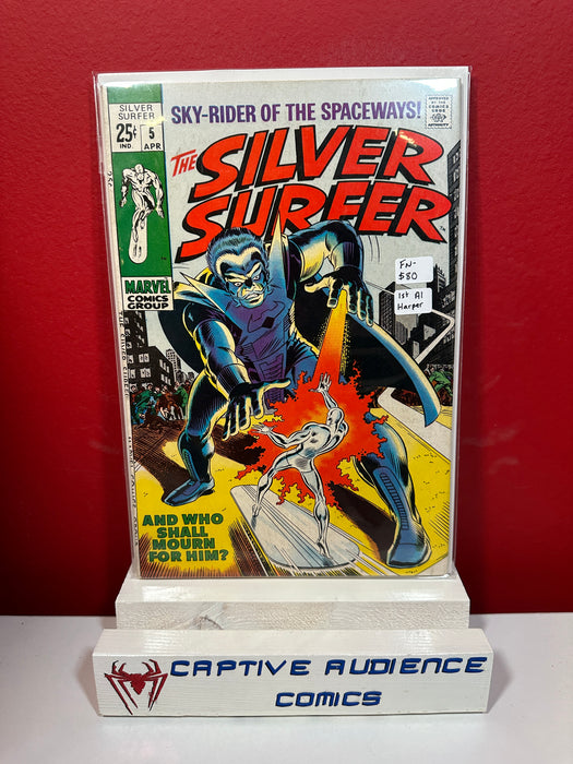 Silver Surfer, Vol. 1 #5 - 1st AI Harper - FN-