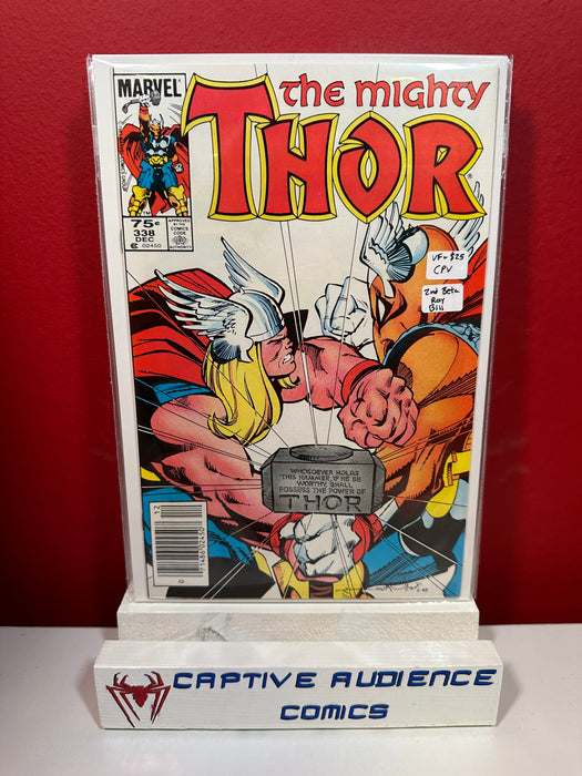 Thor, Vol. 1 #338 - CPV - 2nd Beta Rexy Bill - VF+