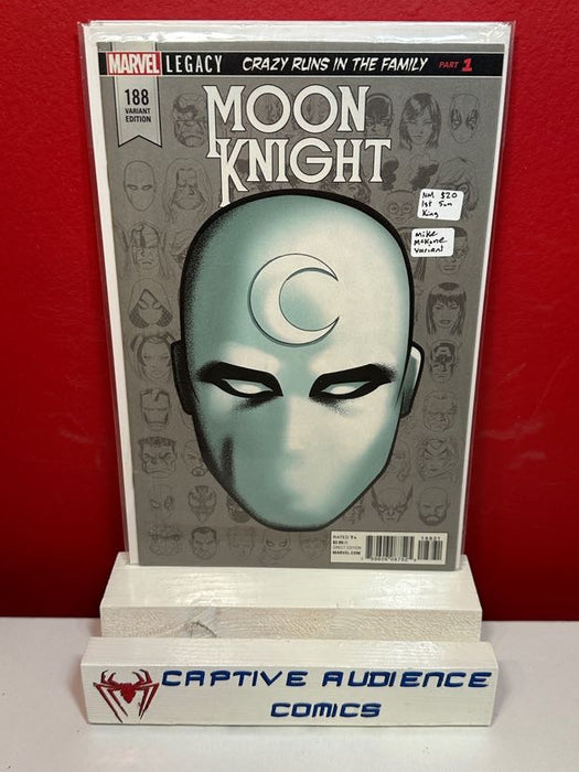 Moon Knight, Vol. 8 #188 - 1st Sun King - Mike Mckone Variant - NM