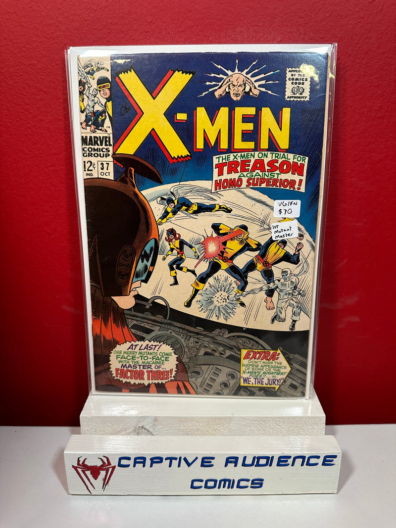Uncanny X-Men, Vol. 1 #37 - 1st Mutant Master - VG/FN