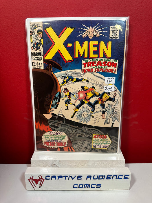 Uncanny X-Men, Vol. 1 #37 - 1st Mutant Master - VG/FN