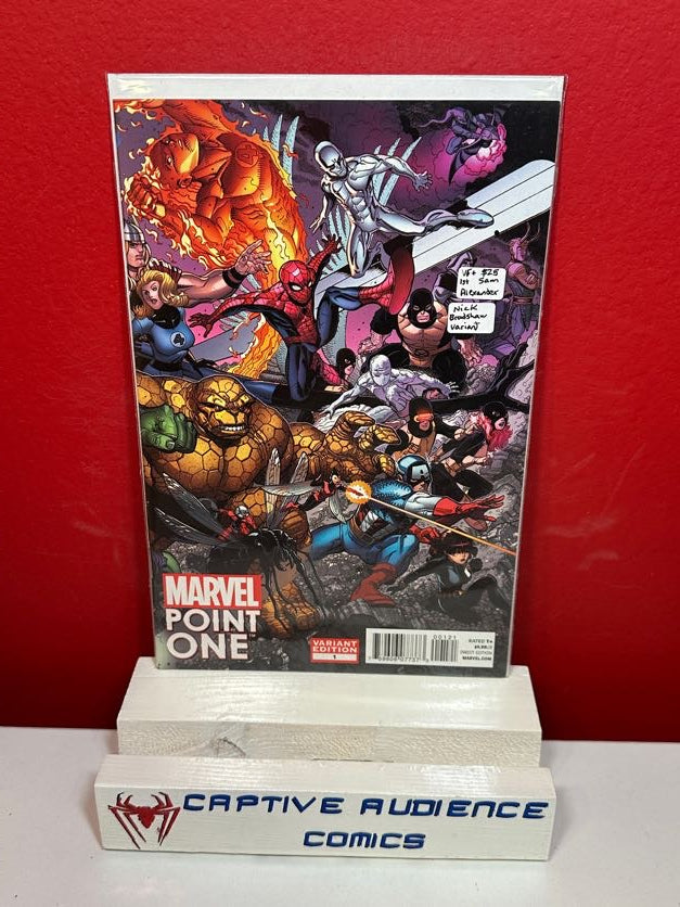 Point One #1 - 1st Sam Alexander - Nick Broadshaw Variant - VF+