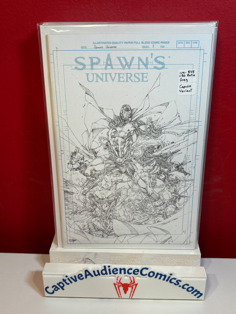 Spawn's Universe #1 - Grag Capullo 1:50 Variant - NM-