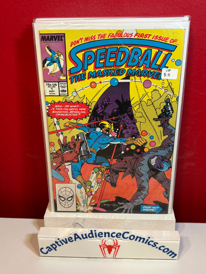 Speedball The Masked Man #1 - VF