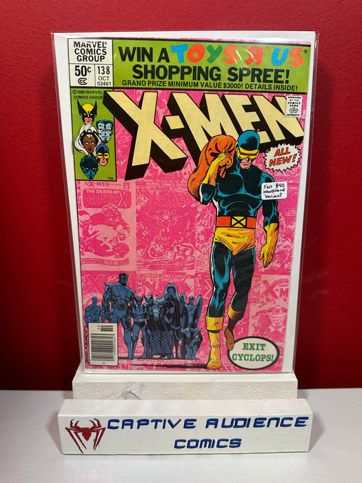 Uncanny X-Men, Vol. 1 #138 - Newsstand Variant - FN+