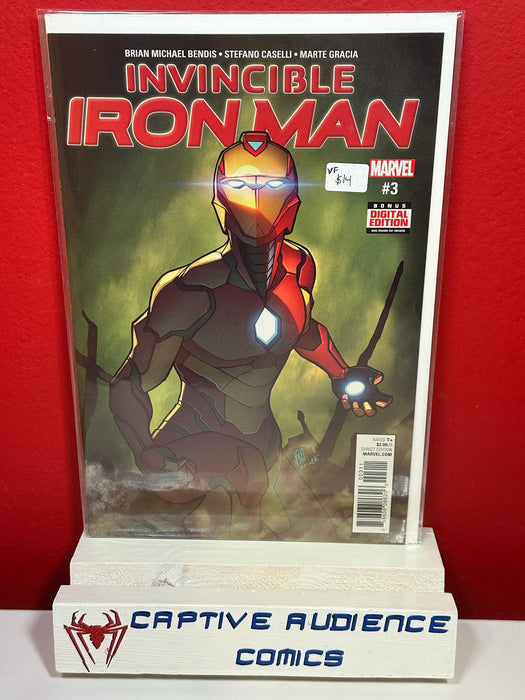 Invincible Iron Man, Vol. 3 #3 - VF