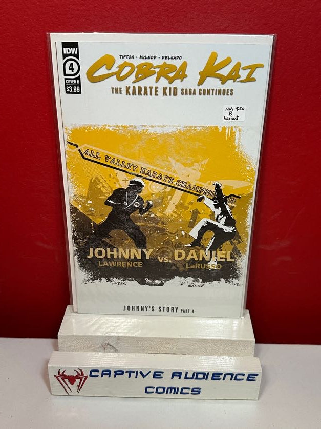 Cobra Kai: The Karate Kid Saga Continues #4 - B Variant - NM