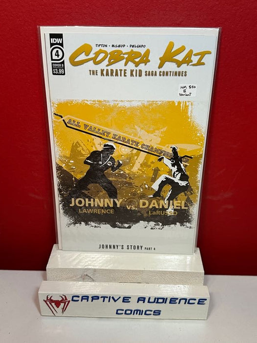 Cobra Kai: The Karate Kid Saga Continues #4 - B Variant - NM