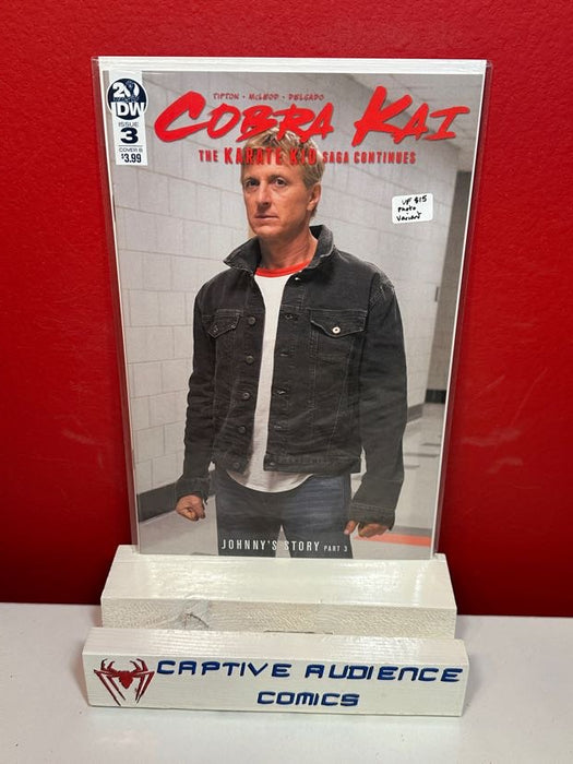 Cobra Kai: The Karate Kid Saga Continues #3 - Photo Variant - VF