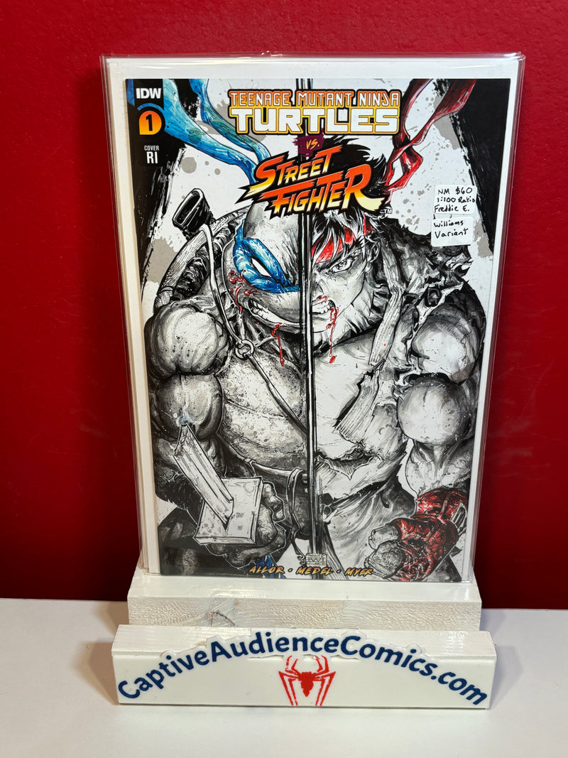 TMNT vs. Street Fighter #1 - 1:100 Freddie E. Williams Variant - NM