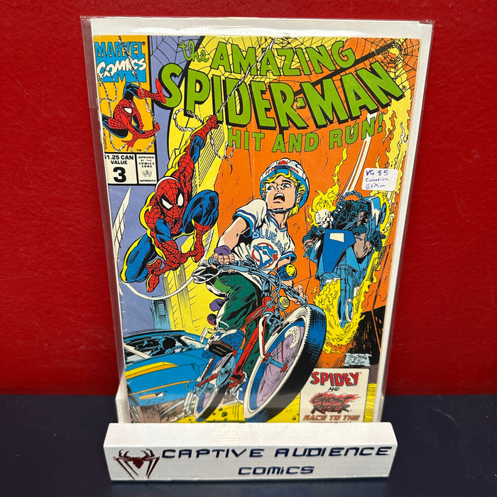 Amazing Spider-Man: Hit and Run, The #3 - Canadian Edition - VG