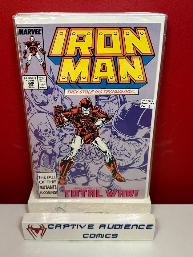 Iron Man, Vol. 1 #225 - Armor Wars Part 1 - VF-