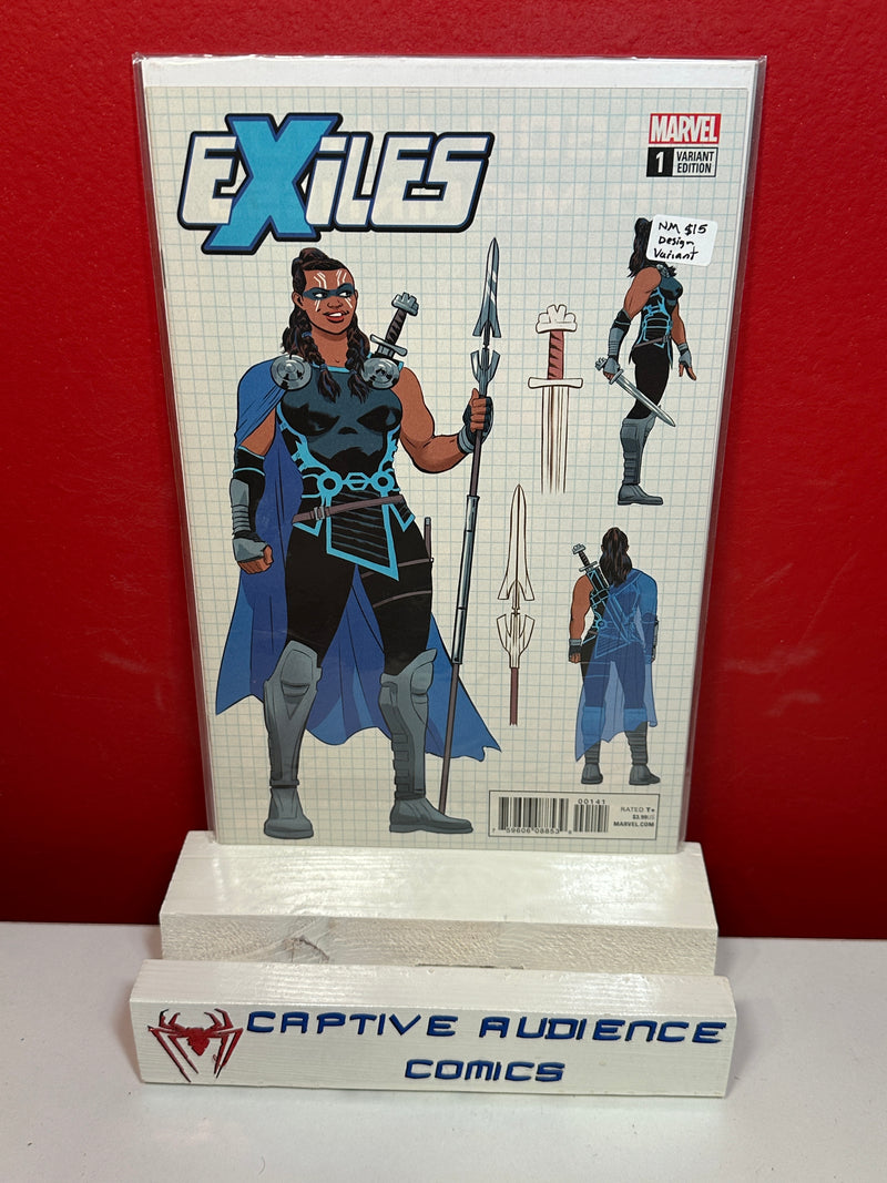 Exiles, Vol. 3 #1 - Design Variant - NM