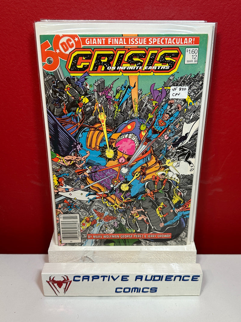 Crisis On Infinite Earths #12 - CPV - VF