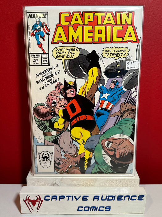 Captain America, Vol. 1 #328 - 1st D-Man - VF