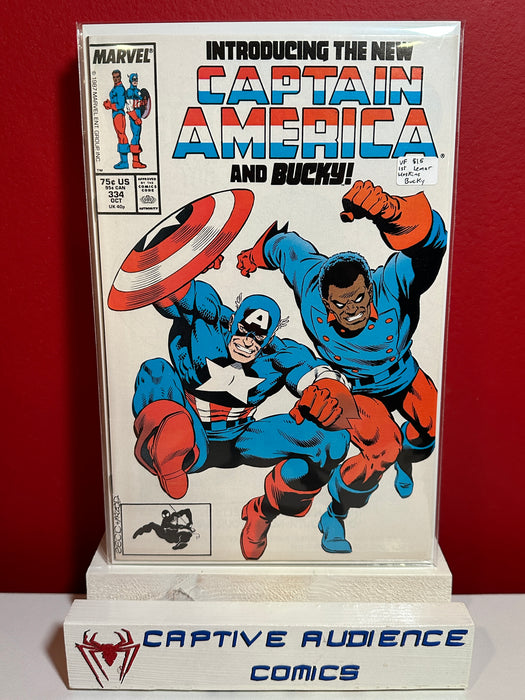 Captain America, Vol. 1 #334 - 1st Lemar Hosking Bucky - VF