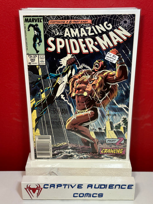 Amazing Spider-Man, The Vol. 1 #293 - Newsstand Variant - FN