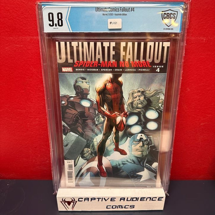 Ultimate Fallout #4 - Facsimile Edition - CBCS 9.8 (Not CGC)