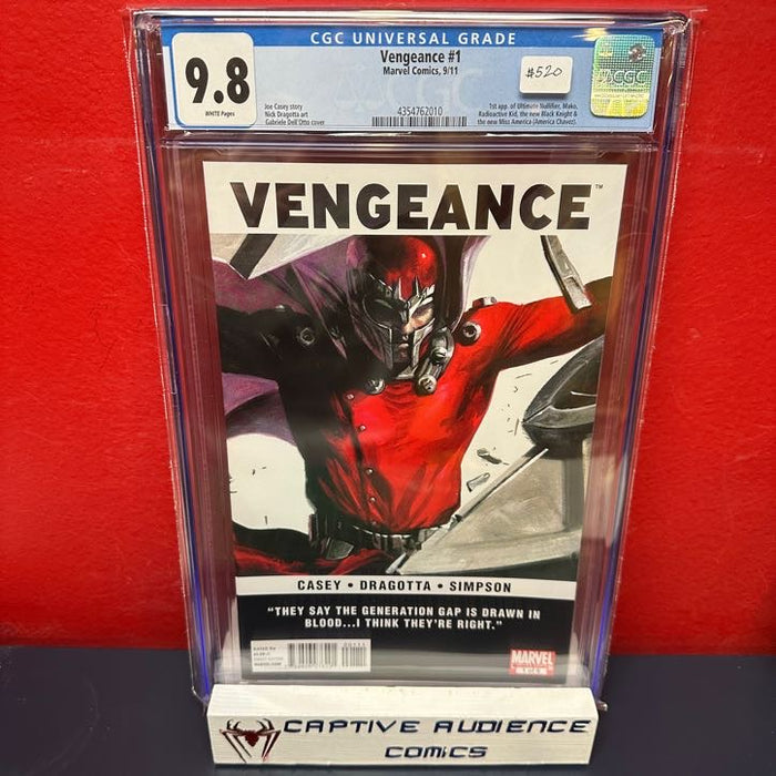 Vengeance #1 - 1st America Chavez - CGC 9.8